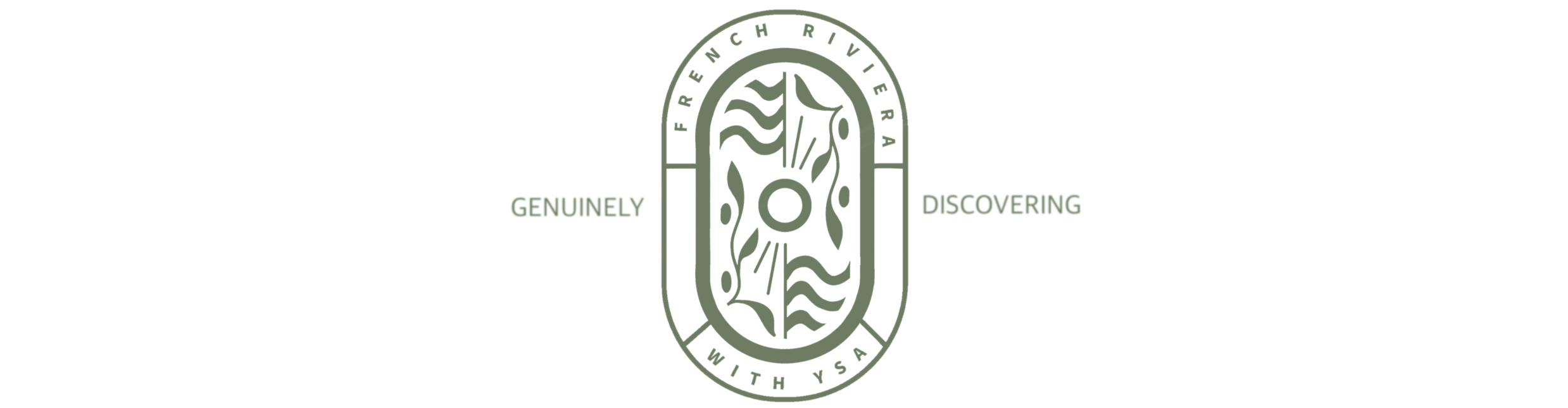 French Riviera with Ysa logo vert olive genuinely discovering